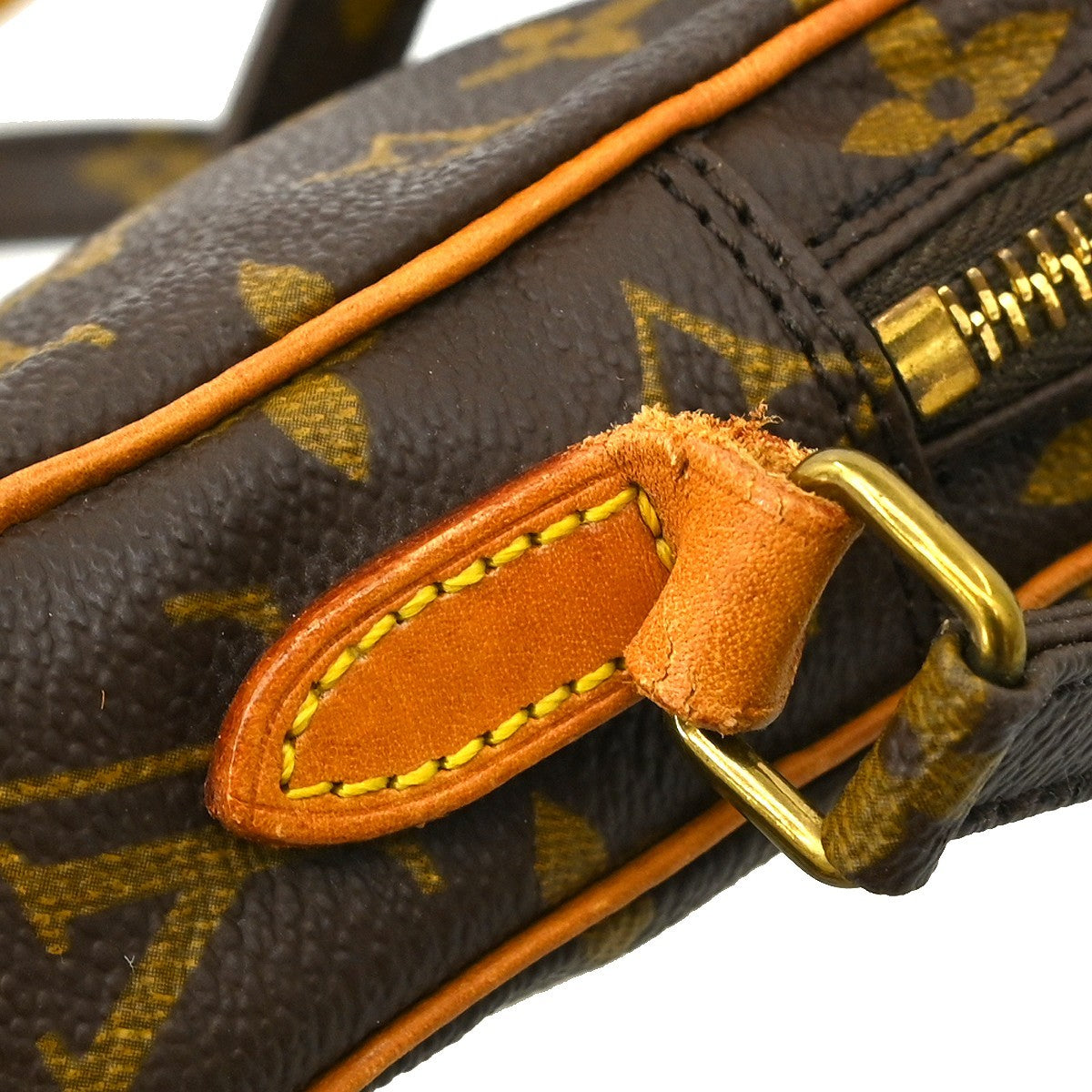 Louis Vuitton Danube Handbag Monogram Canvas, Brown, Canvas, Shoulder Bag