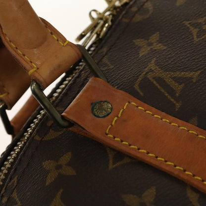 Louis Vuitton Keepall Bag Monogram Canvas, BROWN, CANVAS, Travel bag