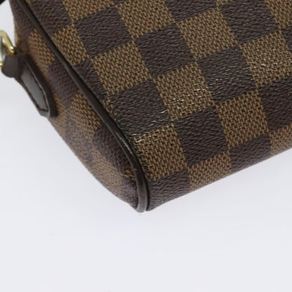 Louis Vuitton Ipanema Pochette Damier, BROWN, CANVAS, Clutche & pouche