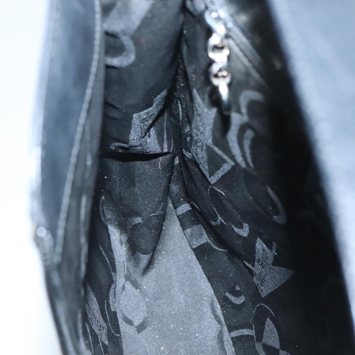 Salvatore Ferragamo Gancini Shoulder Bag Leather, BLACK, LEATHER, Shoulder bag