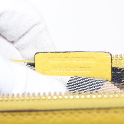 Burberry Vintage Shoulder Bag Leather, YELLOW, LEATHER, Shoulder bag