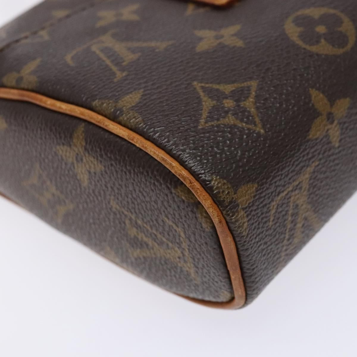 Louis Vuitton Sonatine Handbag Monogram Canvas, BROWN, CANVAS, Handbag
