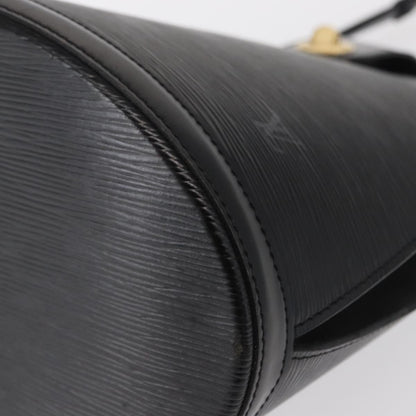 Louis Vuitton Cluny Shoulder Bag Epi Leather, BLACK, LEATHER, Shoulder bag