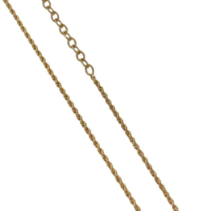 Christian Dior CD Pendant Necklace Metal, GOLD, METAL, Necklace