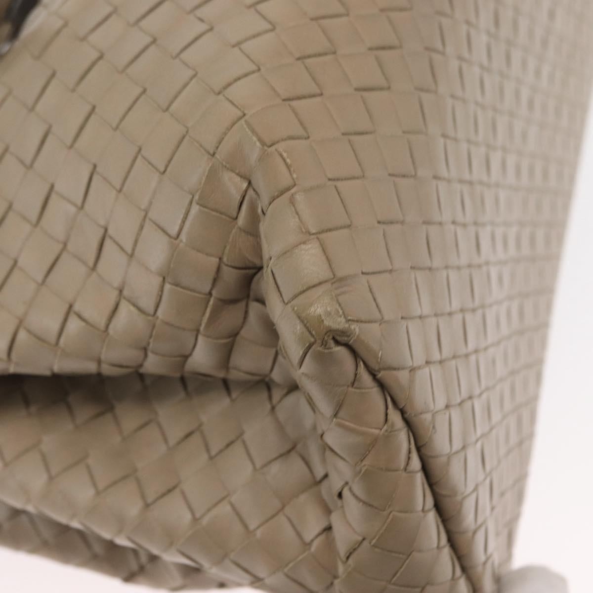 Bottega Veneta Roma Bag Intrecciato Nappa, GRAY, LEATHER, Handbag