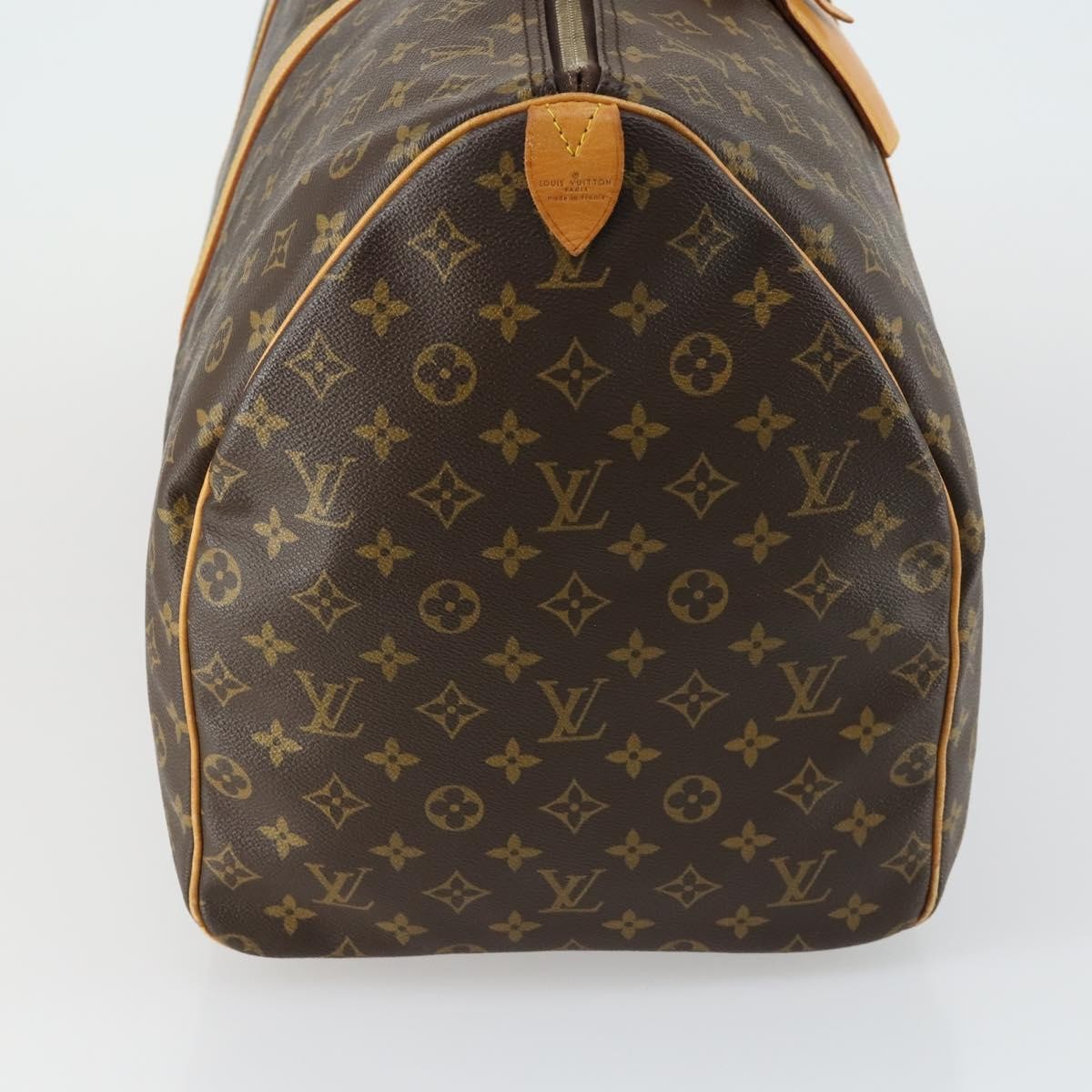Louis Vuitton Keepall Bag Monogram Canvas, BROWN, CANVAS, Travel bag