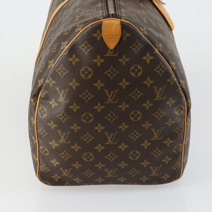 Louis Vuitton Keepall Bag Monogram Canvas, BROWN, CANVAS, Travel bag