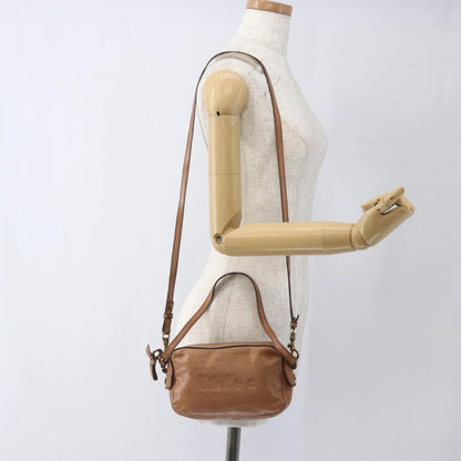 Chloe Vintage Shoulder Bag Leather, BROWN, LEATHER, Shoulder bag