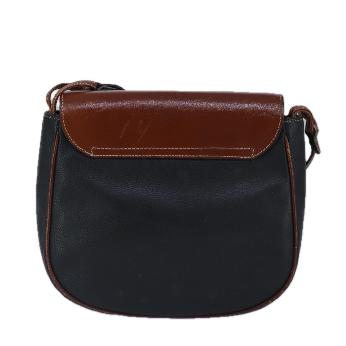 Bally Vintage Shoulder Bag Leather, Brown, Leather, Shoulder Bag