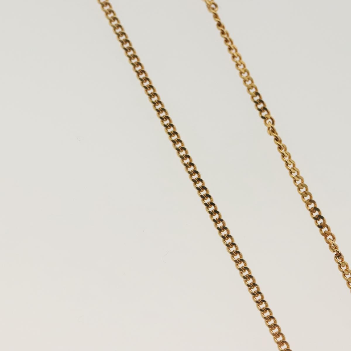 Christian Dior CD Pendant Necklace Gold-plated, GOLD, METAL, Necklace