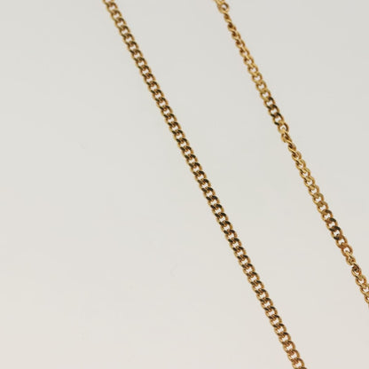 Christian Dior CD Pendant Necklace Gold-plated, GOLD, METAL, Necklace