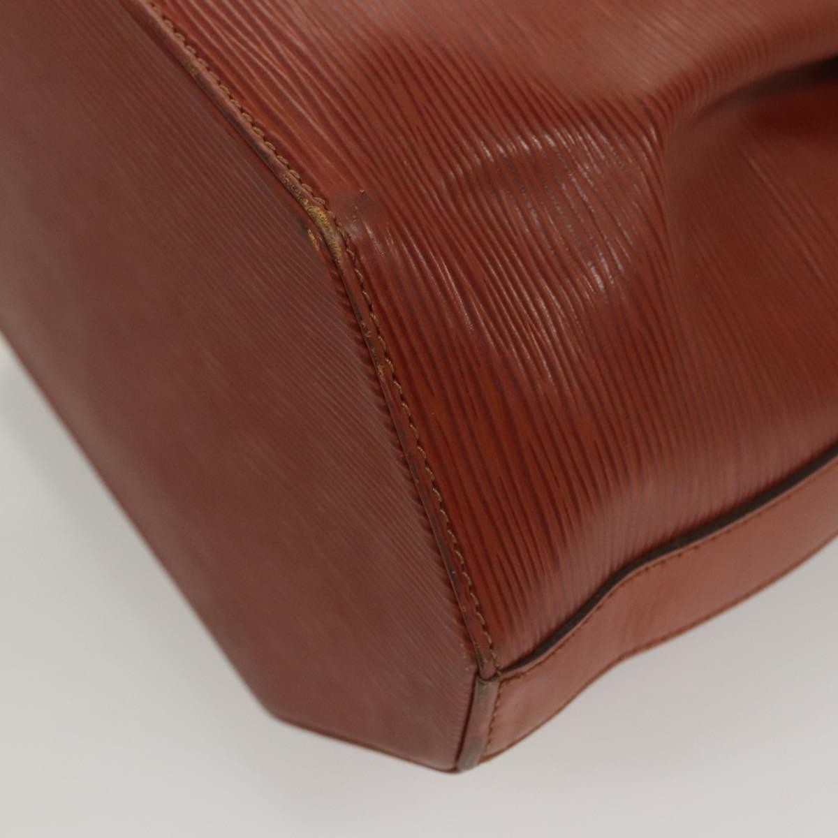 Louis Vuitton Vintage Sac d'Epaule Handbag Epi Leather, BROWN, LEATHER, Shoulder bag