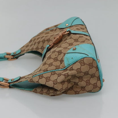 Gucci Joy Bardot Hobo GG Canvas, BEIGE, CANVAS, Handbag