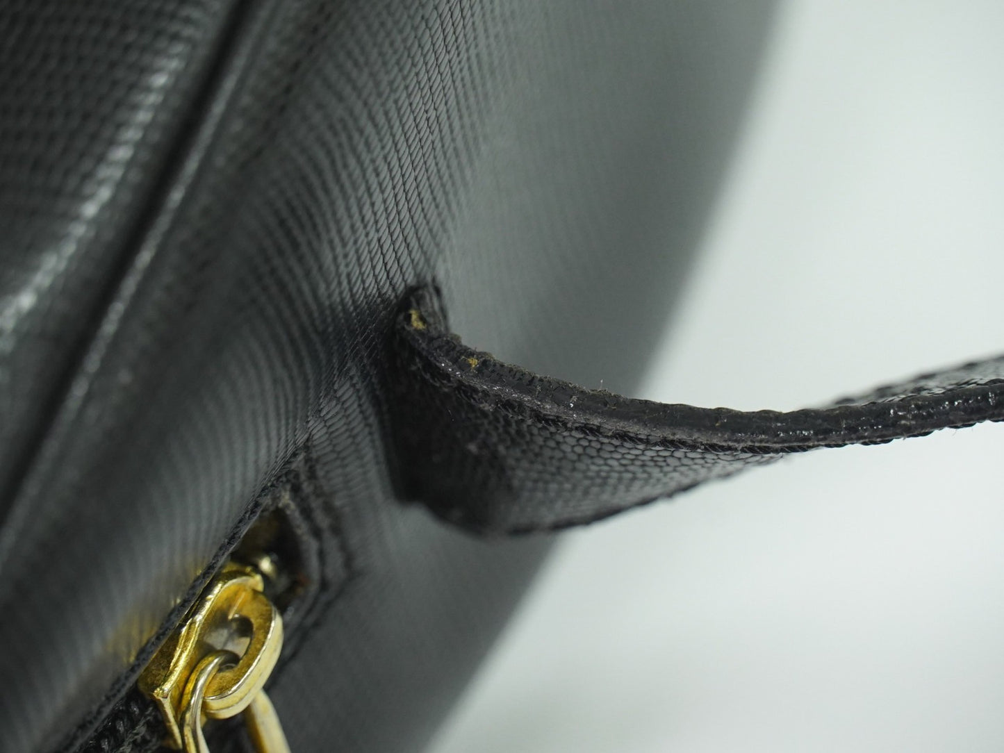 Celine Shoulder Bag Leather, BLACK, LEATHER, Shoulder bag