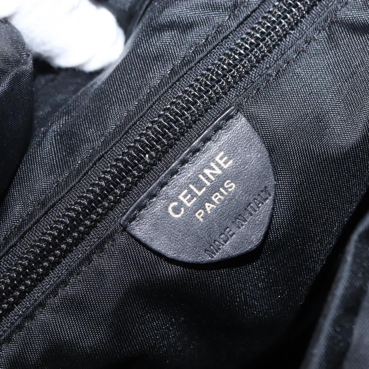 Celine Vintage Shoulder Bag Nylon, BLACK, NYLON, Shoulder bag