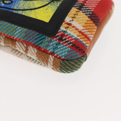 Loewe Eye/Loewe/Nature Zip Neck Pouch Canvas with Applique, MULTICOLOUR, CANVAS, Clutche & pouche