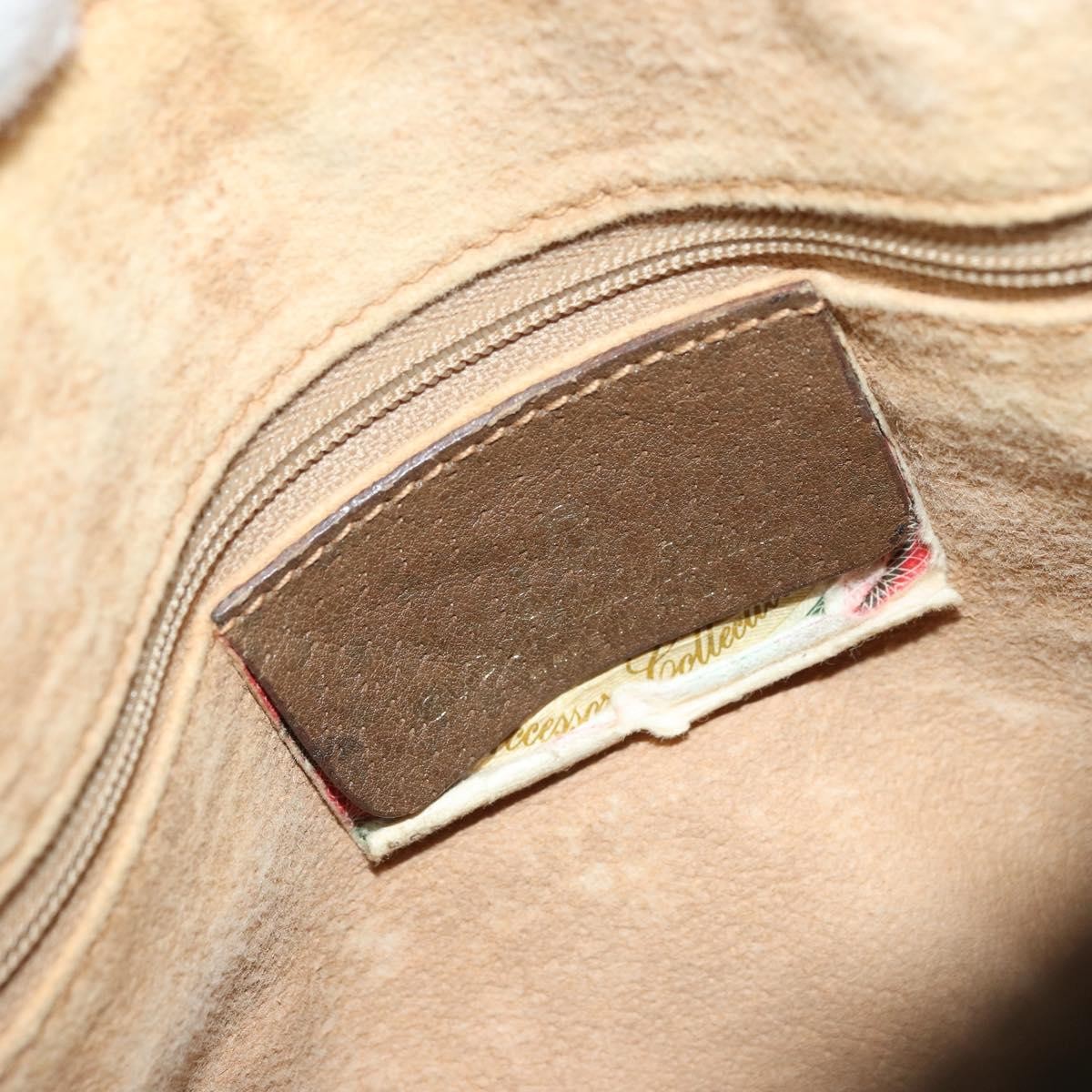 Gucci Vintage Web Sherry Line Handbag Micro GG Canvas, Beige, Canvas, Handbag