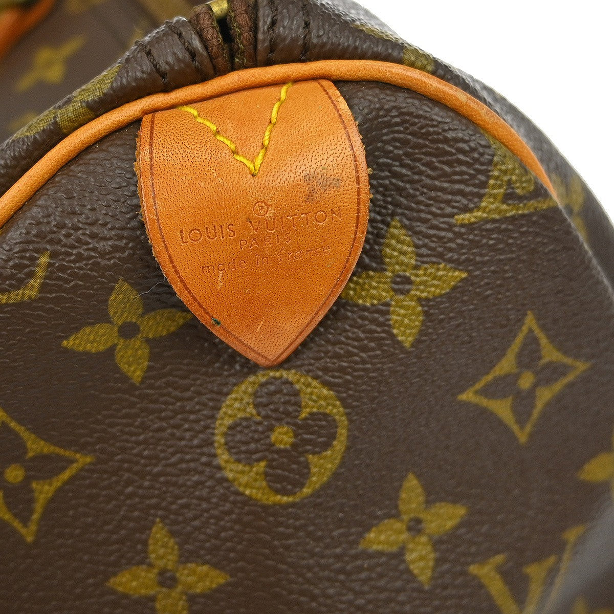 Louis Vuitton Speedy Handbag Monogram Canvas, Brown, Canvas, Handbag