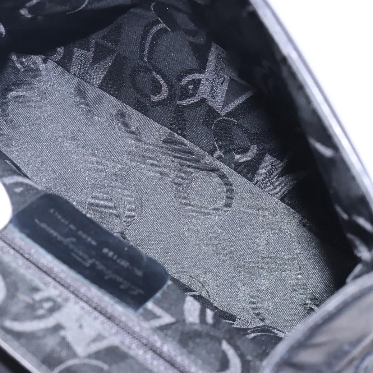 Salvatore Ferragamo Gancini Shoulder Bag Leather, BLACK, LEATHER, Shoulder bag