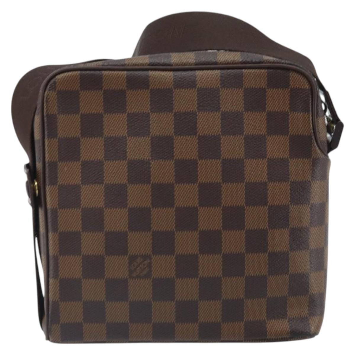 Louis Vuitton Olav Handbag Damier, BROWN, CANVAS, Shoulder bag