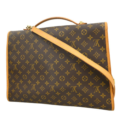 Louis Vuitton Beverly Briefcase Monogram Canvas, Brown, Canvas, Briefcase