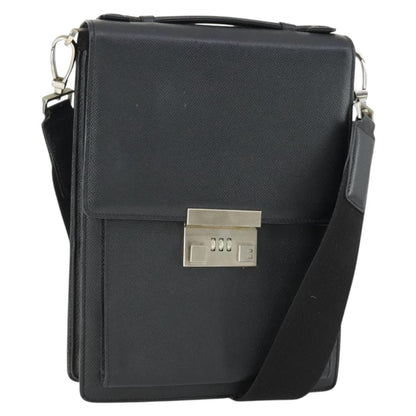 Bally Vintage Shoulder Bag Leather, Black, Leather, Shoulder Bag