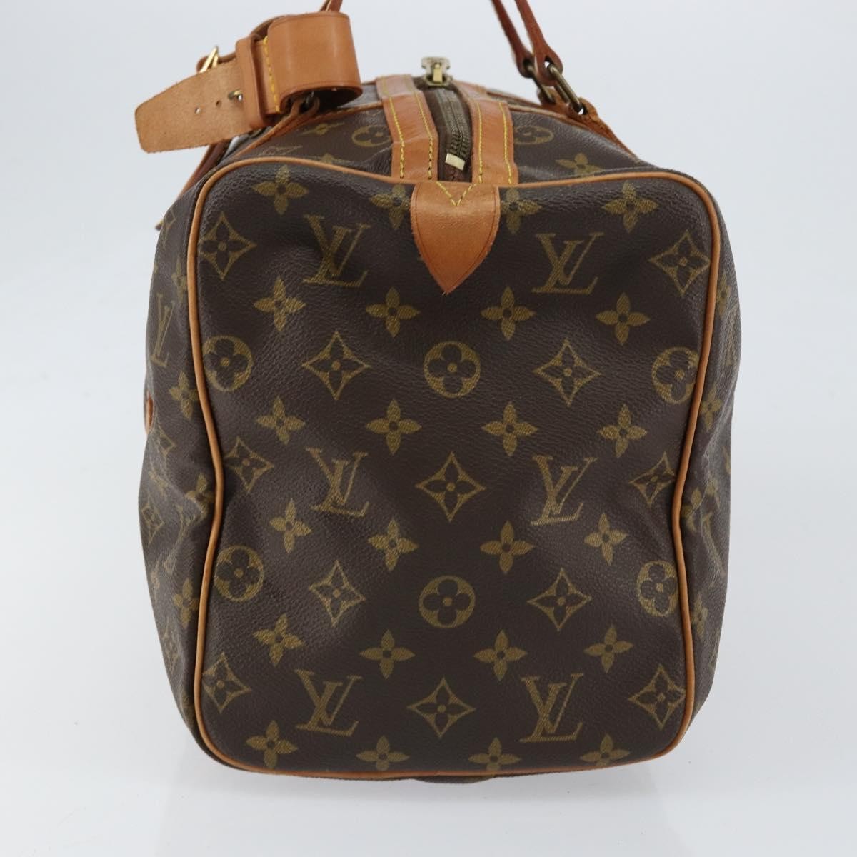 Louis Vuitton Sac Souple Handbag Monogram Canvas, BROWN, CANVAS, Travel bag