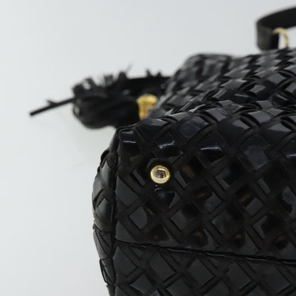 Bally Vintage Shoulder Bag Patent leather, Black, Patent Leather, Crossbody Bag