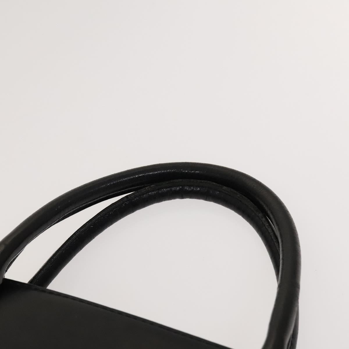Versace Vintage Handbag Leather, BLACK, LEATHER, Handbag