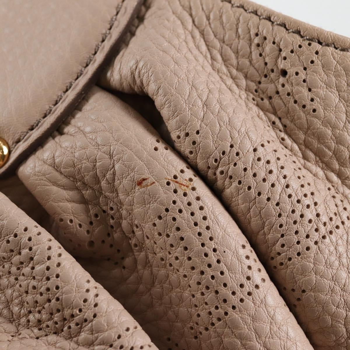 Louis Vuitton XL Hobo Mahina Leather, BEIGE, LEATHER, Tote bag