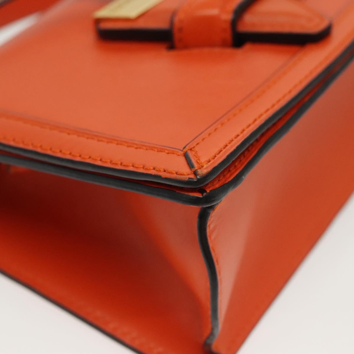 Loewe Barcelona Shoulder Bag Leather, ORANGE, LEATHER, Shoulder bag