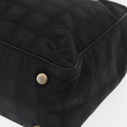 Chanel Travel Line Tote Nylon, BLACK, NYLON, Tote bag