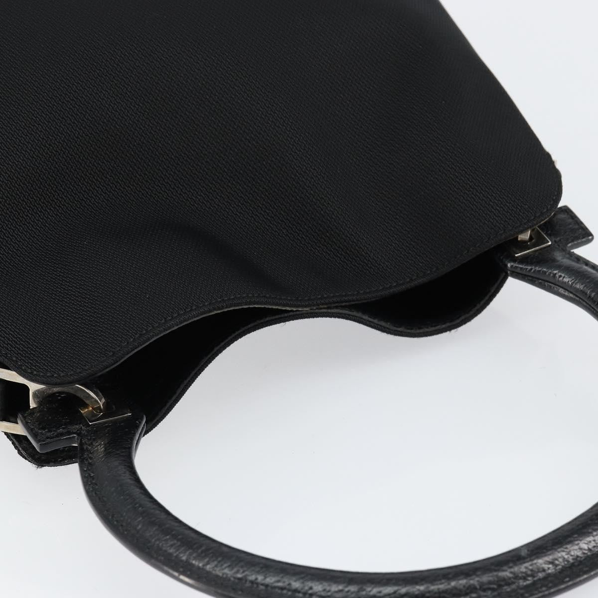 Salvatore Ferragamo Vintage Handbag Nylon, Black, Nylon, Handbag