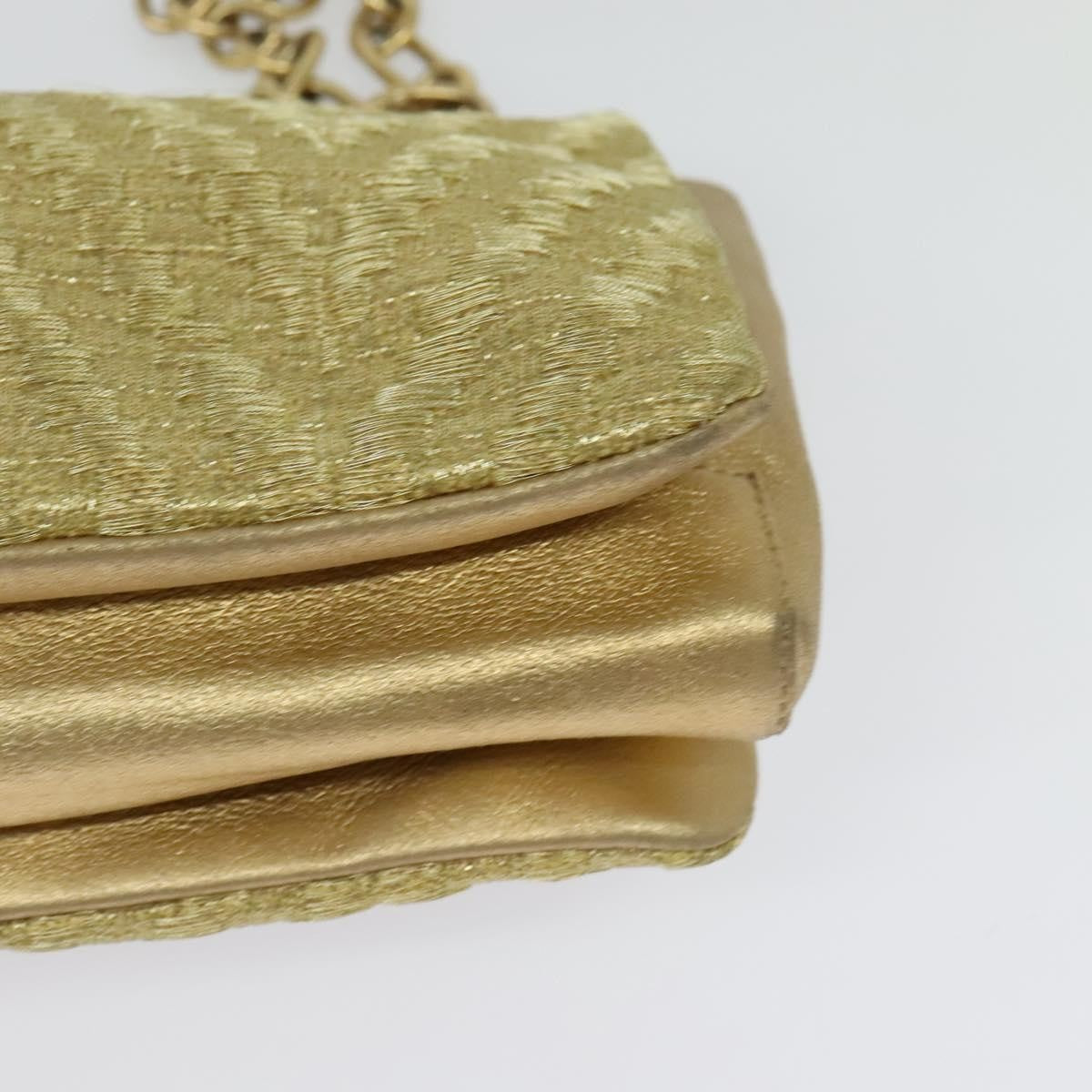 Salvatore Ferragamo Vala Shoulder Bag Leather, GOLD, LEATHER, Shoulder bag