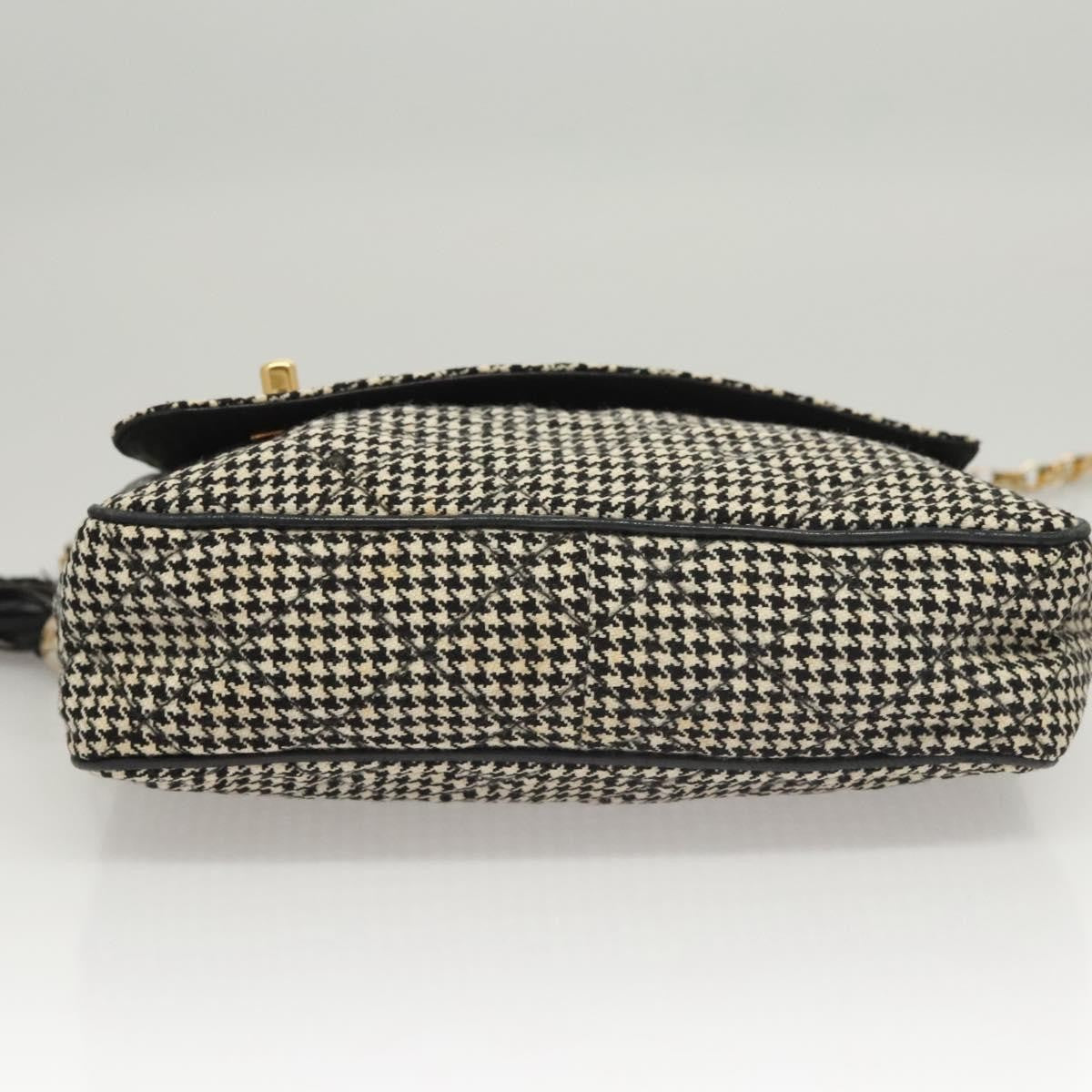 Chanel Vintage Front Pocket Camera Bag Canvas, White, Canvas, Shoulder Bag
