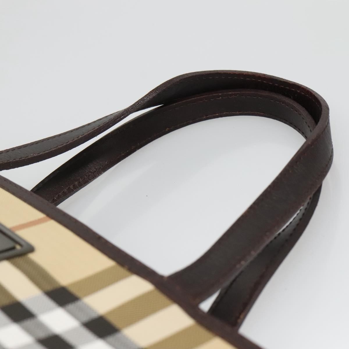 Burberry Nova Check Handbag Nova Check Canvas, BEIGE, CANVAS, Handbag