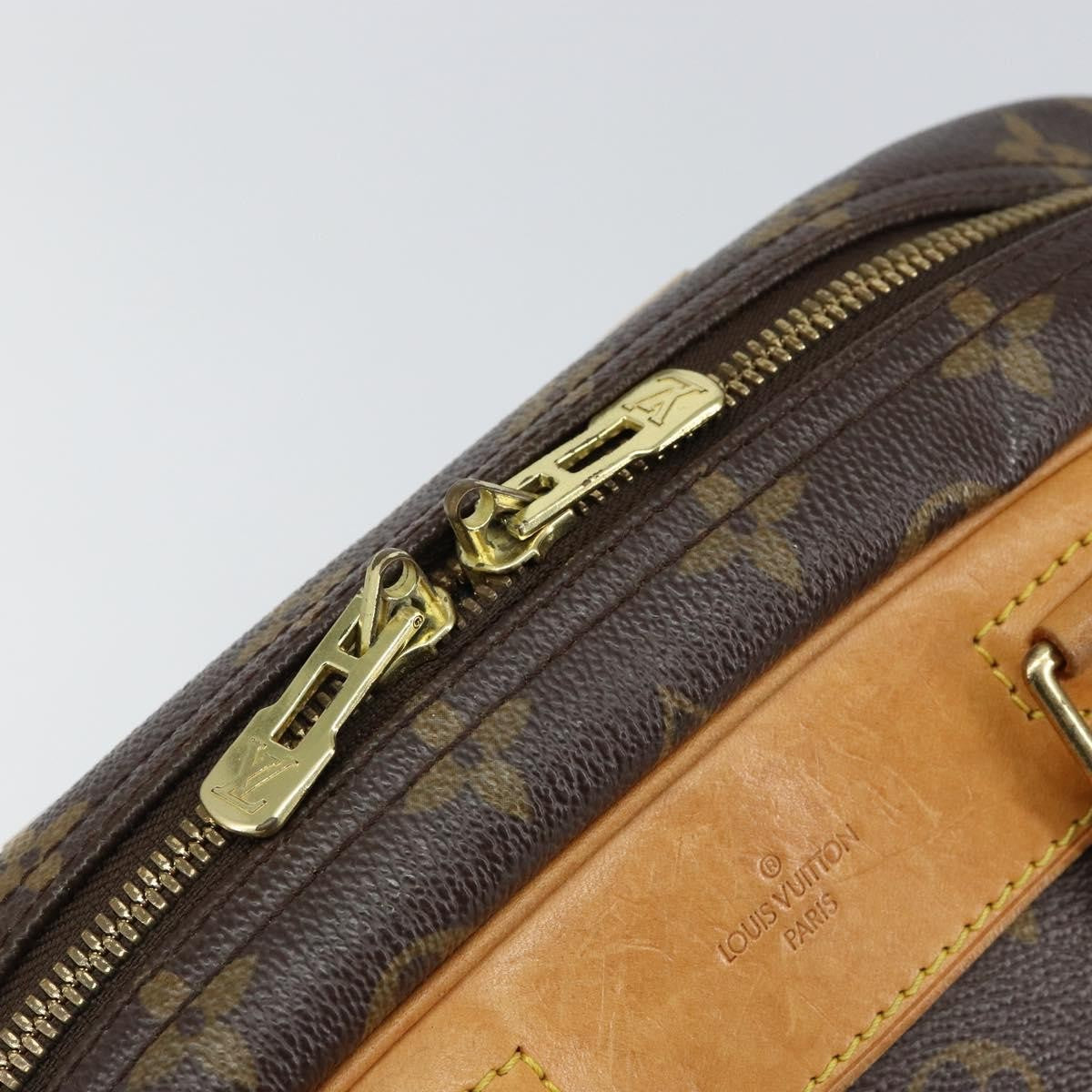 Louis Vuitton Trouville Handbag Monogram Canvas, BROWN, CANVAS, Handbag