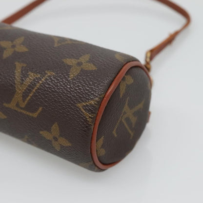 Louis Vuitton Papillon Pochette Monogram Canvas, BROWN, CANVAS, Handbag