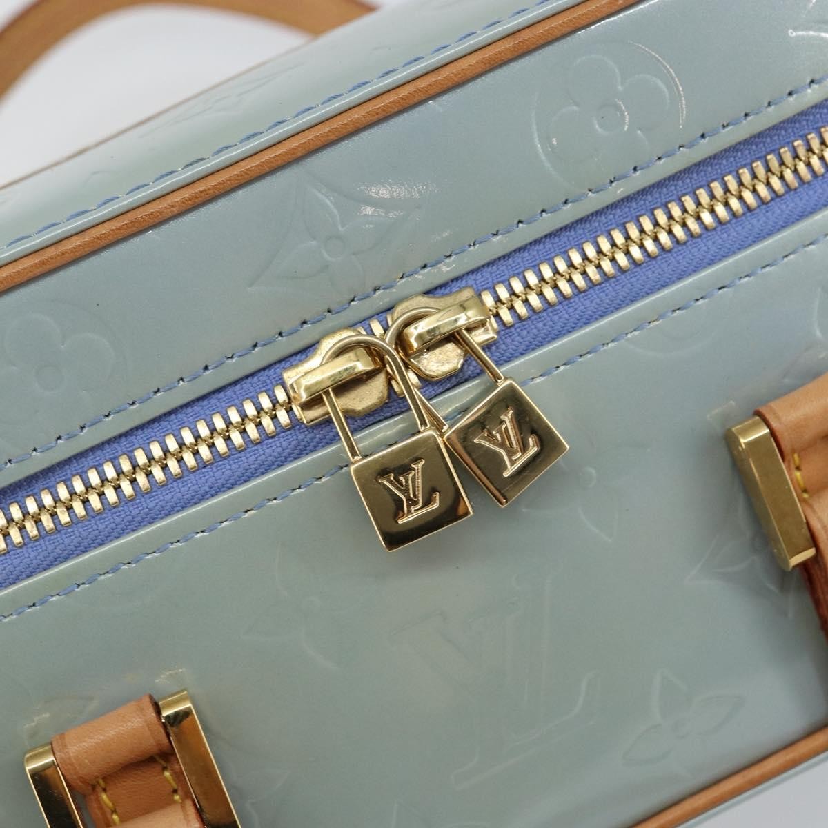 Louis Vuitton Sullivan Horizontal Bag Monogram Vernis, BLUE, PATENT_LEATHER, Handbag