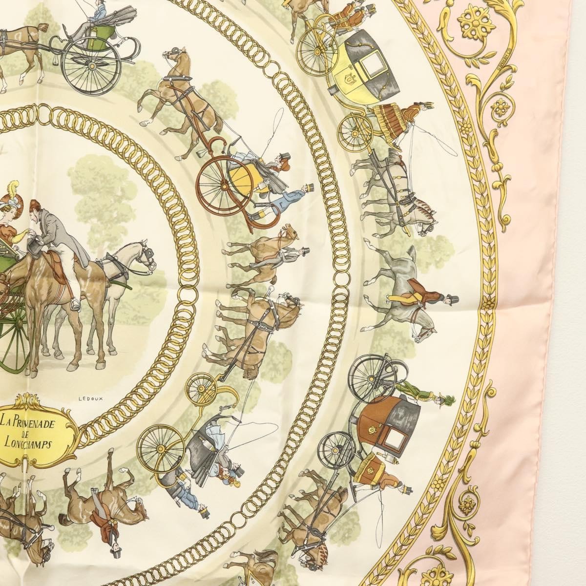 Hermes Carré 90 Silk multicolor, PINK, SILK, Scarve & shawl