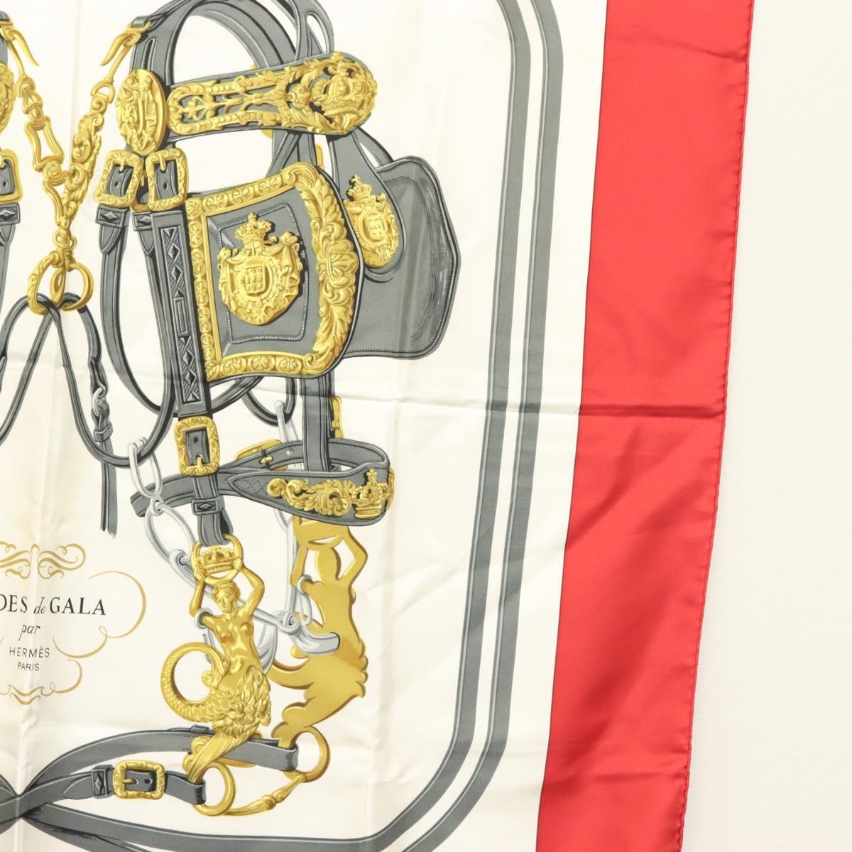 Hermes Carré 90 Silk multicolor, RED, SILK, Scarve & shawl