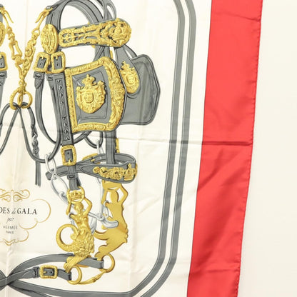 Hermes Carré 90 Silk multicolor, RED, SILK, Scarve & shawl