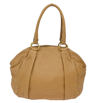 Prada Tote Vitello Daino Vitello Daino, Beige, Leather, Shoulder Bag