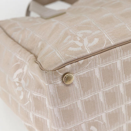 Chanel Travel Line Tote Nylon, BEIGE, NYLON, Tote bag