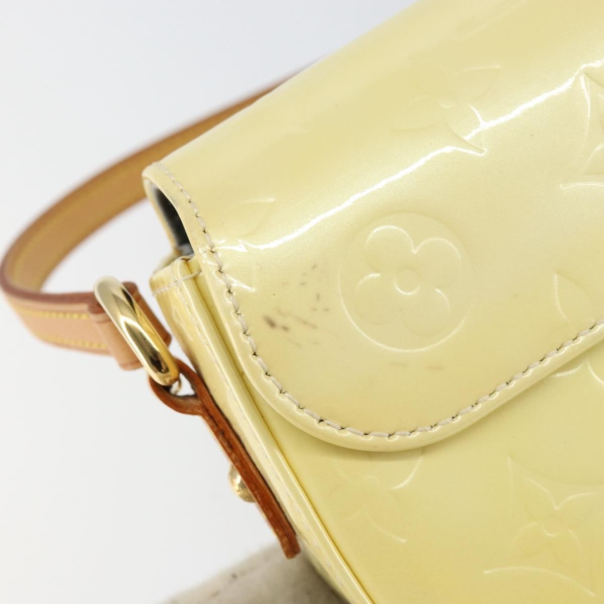 Louis Vuitton Malibu Street Handbag Monogram Vernis, BEIGE, PATENT_LEATHER, Clutche & pouche