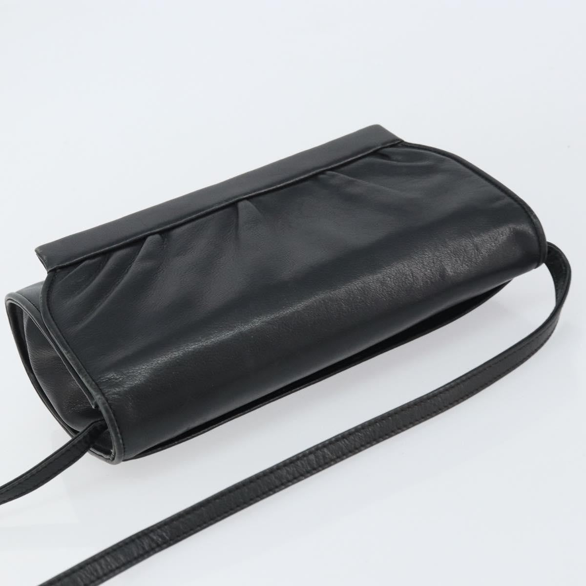 Gucci Vintage Shoulder Bag Leather, BLACK, LEATHER, Shoulder bag