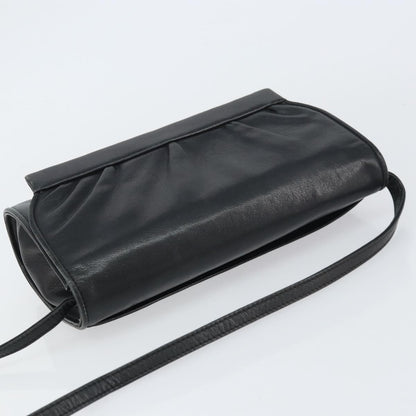 Gucci Vintage Shoulder Bag Leather, BLACK, LEATHER, Shoulder bag