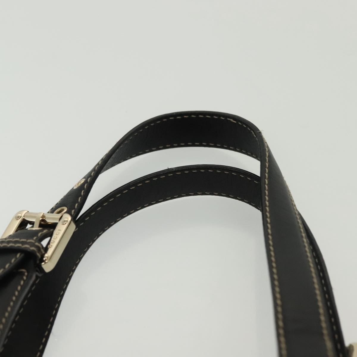 Gucci Tote Bag Leather, BLACK, LEATHER, Tote bag