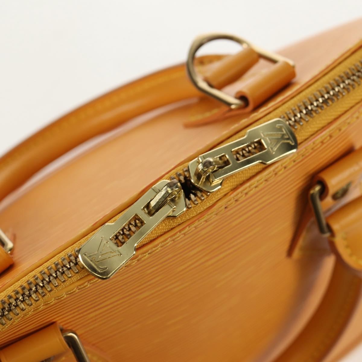Louis Vuitton Alma Handbag Epi Leather, YELLOW, LEATHER, Handbag