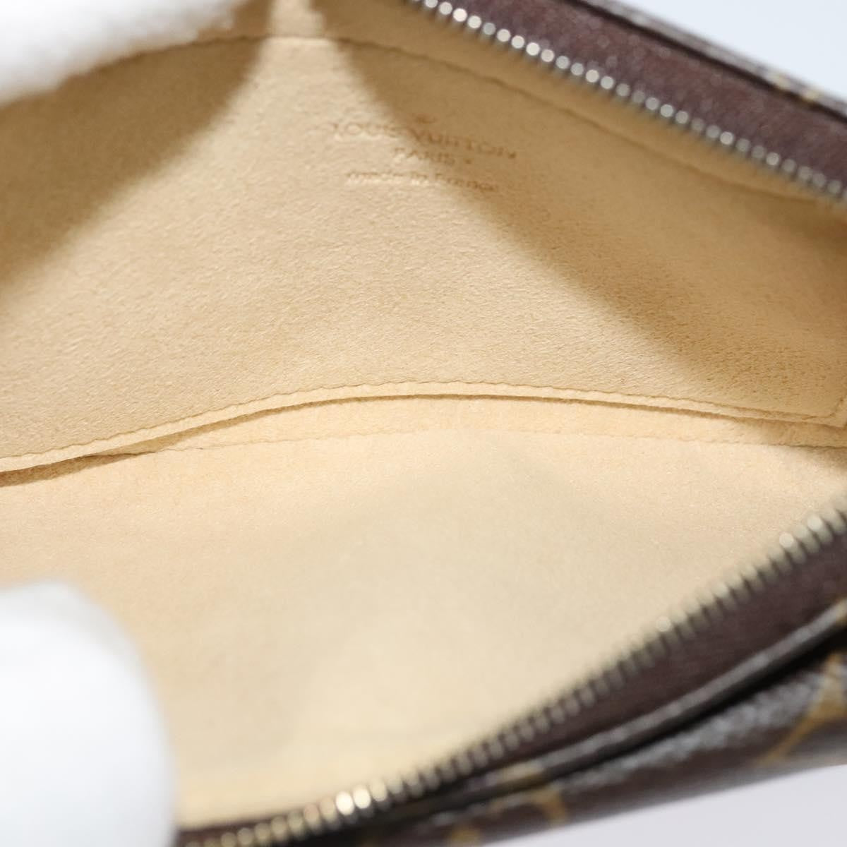 Louis Vuitton Tikal Wristlet Pochette Monogram Canvas, BROWN, CANVAS, Clutche & pouche